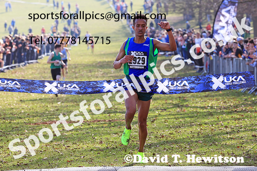 Mens under-20s 2025 UK CAU Inter Counties Cross Country Champs., Wollaton Park, Nottingham. Photo: David T. Hewitson/Sports for All Pics